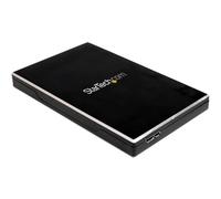 StarTech.com SAT2510BU32 - Caja de Disco Duro HDD 2.5" SATA Externo USB 3.0 Super Speed, Negro