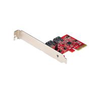 StarTech.com SATA PCIe Card - 2 Port PCIe SATA Expansion Card - 6Gbps - Full/Low