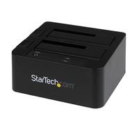 StarTech.com SDOCK2U33EB - Estación de Acoplamiento para Dos Discos Duros (eSATA, USB 3.0 con UASP, SSD SATA de 2.5" o 3.5")