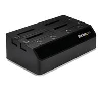 StarTech.com Base de Acoplamiento USB 3.0 de 4 Bahías SATA - Docking Station USB de Discos Duros o SSD SATA III de 2,5/3,5" - de Intercambio en Caliente - Carga Superior