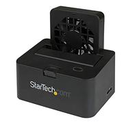 StarTech.com SDOCKU33EF - Base de conexión USB 3.0 UASP y eSATA con Ventilador para Disco SATA III 6 Gbps de 2.5" y 3.5"