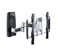 StarTech.com Soporte de Montaje Articulado de Pared para Televisores - Soporte VESA de Pared - Soporta TV Plano o Curvos de 65" o 45kg - Perfil Bajo Retraible - de Esquina