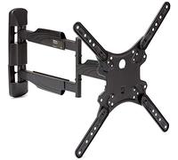 StarTech.com Soporte de Pared para TV de Movimiento Completo - Pantallas VESA de 32"-55" (35kg) - Soporte Universal para Pantalla Plana de Perfil Bajo - Brazo Articulado Resistente Ajustable en Inclinación/Giro