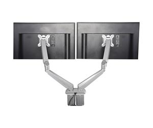 StarTech.com Soporte de Sobremesa para Dos Monitores con USB y Audio - Soporte VESA para Pantallas de hasta 32" (8kg)