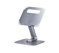 StarTech.com Soporte Elevador Telescópico de Portátil - Base Giratoria de 360 para Escritorio - Altura Inclinación Ajustable