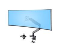 StarTech.com - Soporte VESA de Sobremesa para Monitor Curvo de 49"" Ultraancho 32:9 - Brazo VESA para Monitor con Grommet/Mordaza