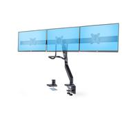 StarTech.com - Soporte VESA de Sobremesa para Tres Monitores de 27 Pulgadas - 75x75/100x100 - Brazo de Soporte para 3 Monitores