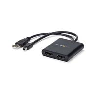 StarTech.com Splitter Multiplicador Mini DP a 2 puertos DisplayPort - Hub MST