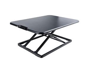 StarTech.com Standing Desk Converter for Laptop - Up to 8kg/17.6lb - Height Adjustable Laptop Riser - Table-Top Stand-Up Desk Converter for Home Office - Sit-Stand Desk Platform (LAPTOP-SIT-STAND)