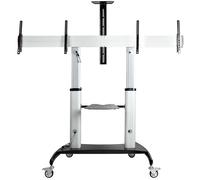 StarTech.com - STNDMTVDUO soporte para TV 152,4 cm (60"") Negro, Plata