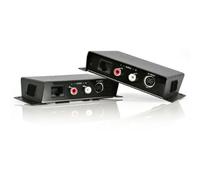 StarTech.com SVIDUTPEXTA Extensor Audio/Video - Extensor de A/V (77 x 110 x 24 mm, S-Video)