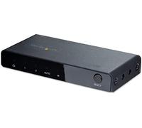 StarTech.com Switch Conmutador HDMI de 2 Puertos de 8K - Selector HDMI 2.1 UHD de 4K a 120Hz/8K 60Hz - HDR10+ - Adaptador de Alimentación y Mando a Distancia Incluidos