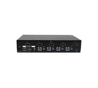 Switch KVM - StarTech.com SV431DPU3A2 Switch Conmutador KVM 4 Puertos DisplayPort 4K con USB 3.0