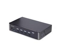 Startech.com switch conmutador kvm displayport de 4 puertos - 8k60/4k1