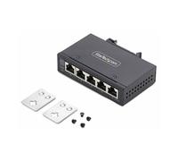 StarTech.com Switch Ethernet I51G-ETHERNET 5 Puertos No administrado Gigabit (10/100/1000) Negro IP30