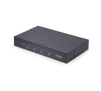 StarTech.com Switch KM/USB 4 Puertos con Conmutación por Ratón - Conmutador KM U