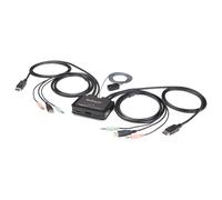 StarTech.com Switch KVM 2 Puertos DisplayPort - DP - con Cables de 1,2m Incorpor
