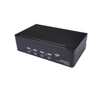 StarTech.com - Switch Conmutador KVM de 4 Puertos Dobles DisplayPort de 4K 60Hz - KVM de 4 Puertos Duales DP