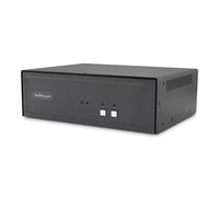 Startech.com switch kvm seguro de 2 puertos para 2 monitores hdmi o di