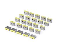 StarTech Tapones de Bloqueo USB-A de Repuesto con Pestillo - Paquete de 25 - para USB-A-Port-Blocker - Reutilizables