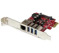Startech.com tarjeta adaptador de red ethernet gigabit combo con hub c