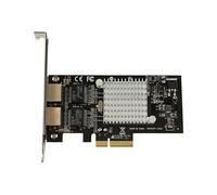 Startech Tarjeta Red Gigabit Ethernet 2 Puertos One Size Black