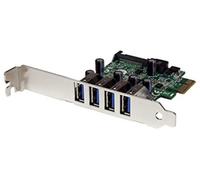 Tarjeta USB - StarTech.com PEXUSB3S4V Tarjeta Adaptador PCI-E Express USB 3.0 4 Puertos UASP