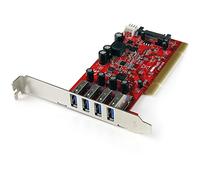 Tarjeta USB - StarTech.com PCIUSB3S4 Tarjeta PCI SuperSpeed USB 3.0 de 4 Puertos