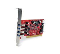Tarjeta USB - StarTech.com PCIUSB3S4 Tarjeta PCI SuperSpeed USB 3.0 de 4 Puertos