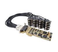 StarTech.com Tarjeta Adaptador Serie PCI Express de 16 Puertos RS232 DB9 - de Perfil Bajo
