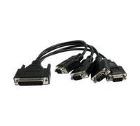 StarTech.com Tarjeta Adaptadora PCI Express PCIe de 4 Puertos Serie con Cable Multiconector RS232 Serial ( PEX4S553B )