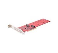 StarTech.com Tarjeta Adaptadora PCIe x8/x16 a 2x SSDs M.2 NVMe AHCI