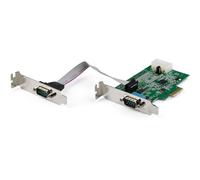 StarTech.com Tarjeta Adaptadora Serie PCI Express RS232 de 2 Puertos - Tarjeta C