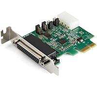 StarTech Tarjeta adaptadora PCI Express PEX4S953LP – 4 puertos RS232 – AX99100 – Perfil bajo