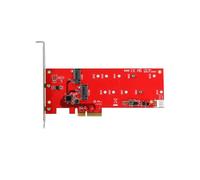 Startech Tarjeta Expansión Pci-e Pex2m2 M.2 2 Puertos One Size Red