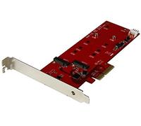Startech.com tarjeta controladora m.2 sata iii pci express para 2 ssd