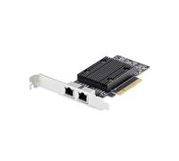 StarTech.com Tarjeta de Red Ethernet PCIe de 2 Puertos RJ45-10Gb - 10GBase-T - Chipset Broadcom BCM57416 - Windows y Linux