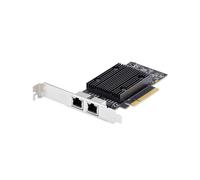 StarTech.com Tarjeta de Red Ethernet PCIe de 2 Puertos RJ45-10Gb - 10GBase-T - Chipset Broadcom BCM57416 - Windows y Linux