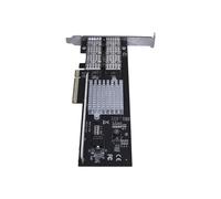 StarTech.com Tarjeta de Red QSFP+ 40G 2 Puertos - Adaptador Convergente QSFP+ Abierto Intel XL710 - NIC PCIe 40 Gigabit Ethernet - Tarjeta LAN Fibra Óptica - Dell PowerEdge HPE ProLiant