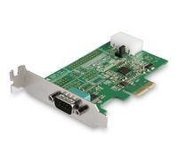 StarTech.com Tarjeta PCI Express Adaptadora de 1 Puerto Serie RS232 - Tarjeta Controladora Serial PCIe RS232 - PCIe a DB9 UART16950 - Tarjeta de Expansión de Perfil Bajo - Windows y Linux