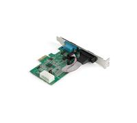 StarTech.com - Tarjeta PCI Express Serie de 2 Puertos RS232 UART 16950 - con Caché FIFO de 256 bytes - Chipset ASX99100 - con Br
