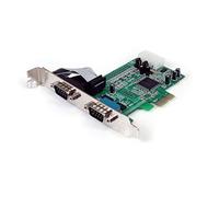 StarTech.com Tarjeta PCI Express Adaptadora Serie RS232 DB9 de 2 Puertos UART16550 - Reemplazada por PEX2S953