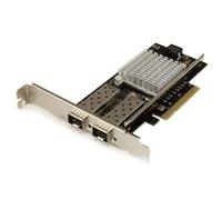 Tarjeta de Red - StarTech.com PEX20000SFPI Tarjeta PCI Express Red 10GB Fibra 2 Puertos SFP+ Abierto