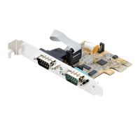 Startech.com tarjeta pci express serie de 2 puertos, tarjeta de interf