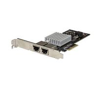 StarTech.com - Tarjeta de Red PCI Express con 2 Puertos 10GBase-T - Tarjeta de Red PCI-E de 10 Gb NBASE-T con Chipset X550