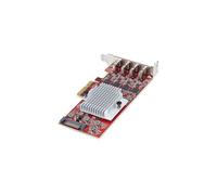 StarTech.com - Tarjeta PCIe USB-C de 4 Puertos - Hub Interno USB Tipo C - USB 3.2 10Gb - 4 Controladores In - P10Q4C-USB-CARD-LP