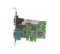 StarTech.com - Tarjeta Serie PCI Express de 2 Puertos DB9 RS232 con UART 16C1050 - Adaptador Interno Serie PCI-E