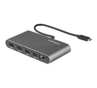 StarTech.com Mini Dock Thunderbolt 3 - Docking Station Portátil para 2 Monitores con HDMI 4K de 60Hz, 2x Hub USB-A (3.0/2.0), GbE - Cable de 28cm - Adaptador Multipuerto TB3 - Mac/Windows