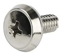 StarTech.com Tornillos 12-24 para Armarios Rack de Servidores - Paquete de 50 - Chapados en Níquel - de Montaje (CABSCRWS1224)