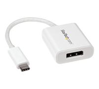 StarTech.com Adaptador Gráfico Externo USB-C a DisplayPort - Conversor de Vídeo Type-C a DP 4K 60Hz - Blanco ( CDP2DPW )